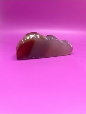 Handcrafted Brown Flower Agate Cloud Accent - Decorative
